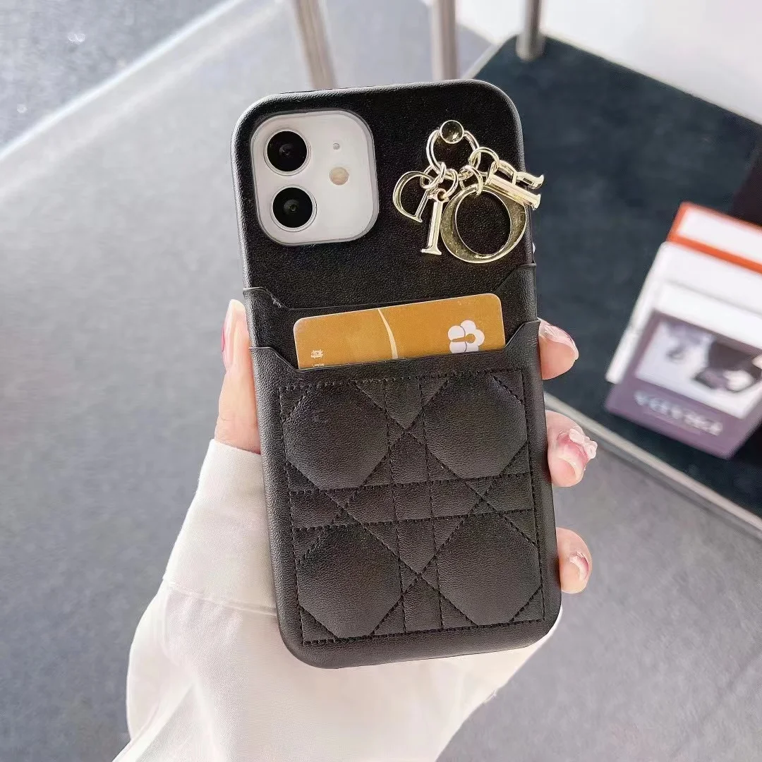 

Роскошный Премиум-Дизайн Роскошный кожаный чехол для iphone13promax 8p Женский чехол с подвеской apple 12 XS card 11