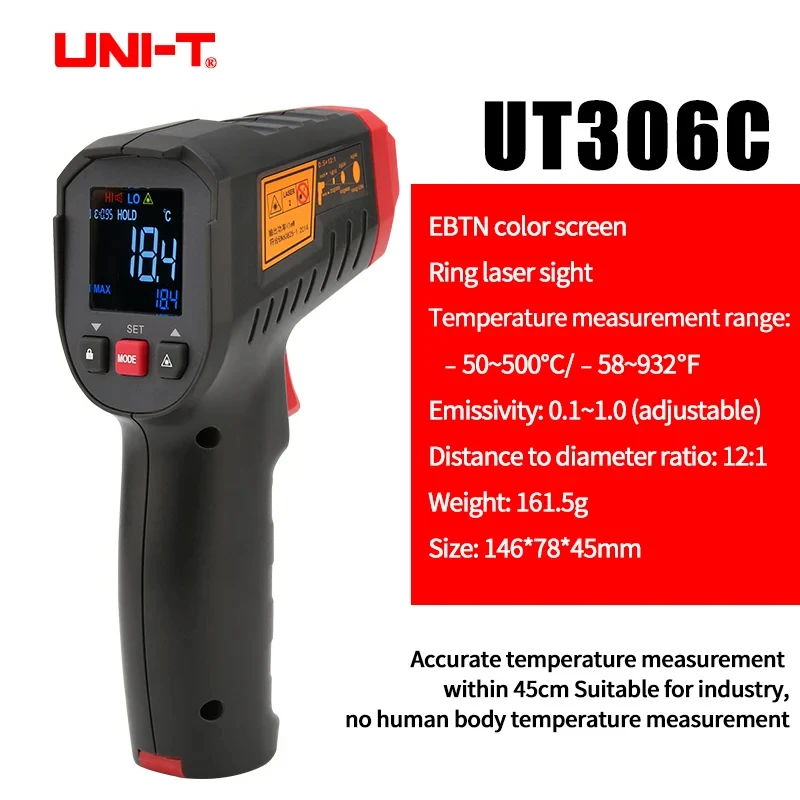 

UNI-T UT306S/UT306C Инфракрасный термометр