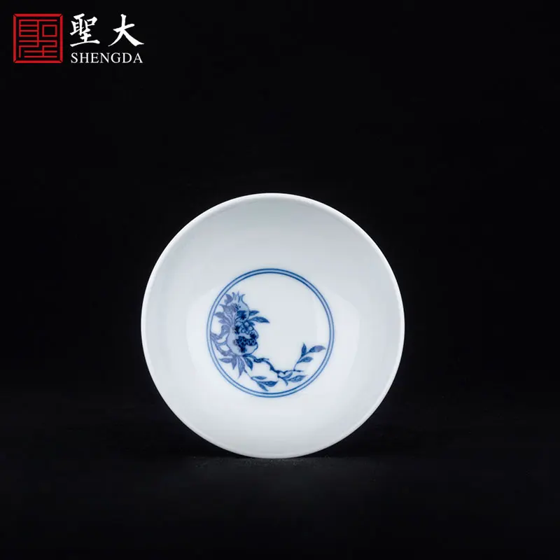 

|Master craftsman fanxin blue and white master cup Jingdezhen hand-painted high-grade tea set tea cup