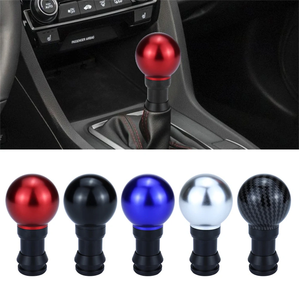 

Car Gear Shift Knob Stick Manual Transmission Universal Car Aluminum Extended Gear Shifter Gear Head Knob Lever AT MT