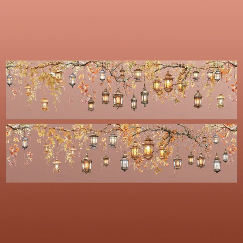 

Mr. Paper, 6 стилей, осветительная тема, оболочка, лента для домашних животных, Длинные наклейки «сделай сам», декоративный материал ручной работы для коллажей