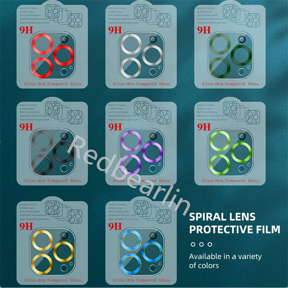 20pcs Utral Thin Tempered Glass Camera Lens Protector for IPhone 11 12 13 14 Pro Max 14plus Back Lens Protective Glass