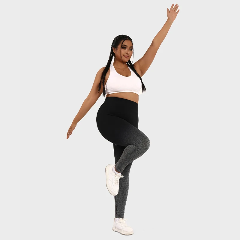 LUOYIYANG Gradient Plus Size Women's Leggings Push Up Sports Seamless Yoga Pants Gym Fitness Workout Clothing 2023 L-3XL