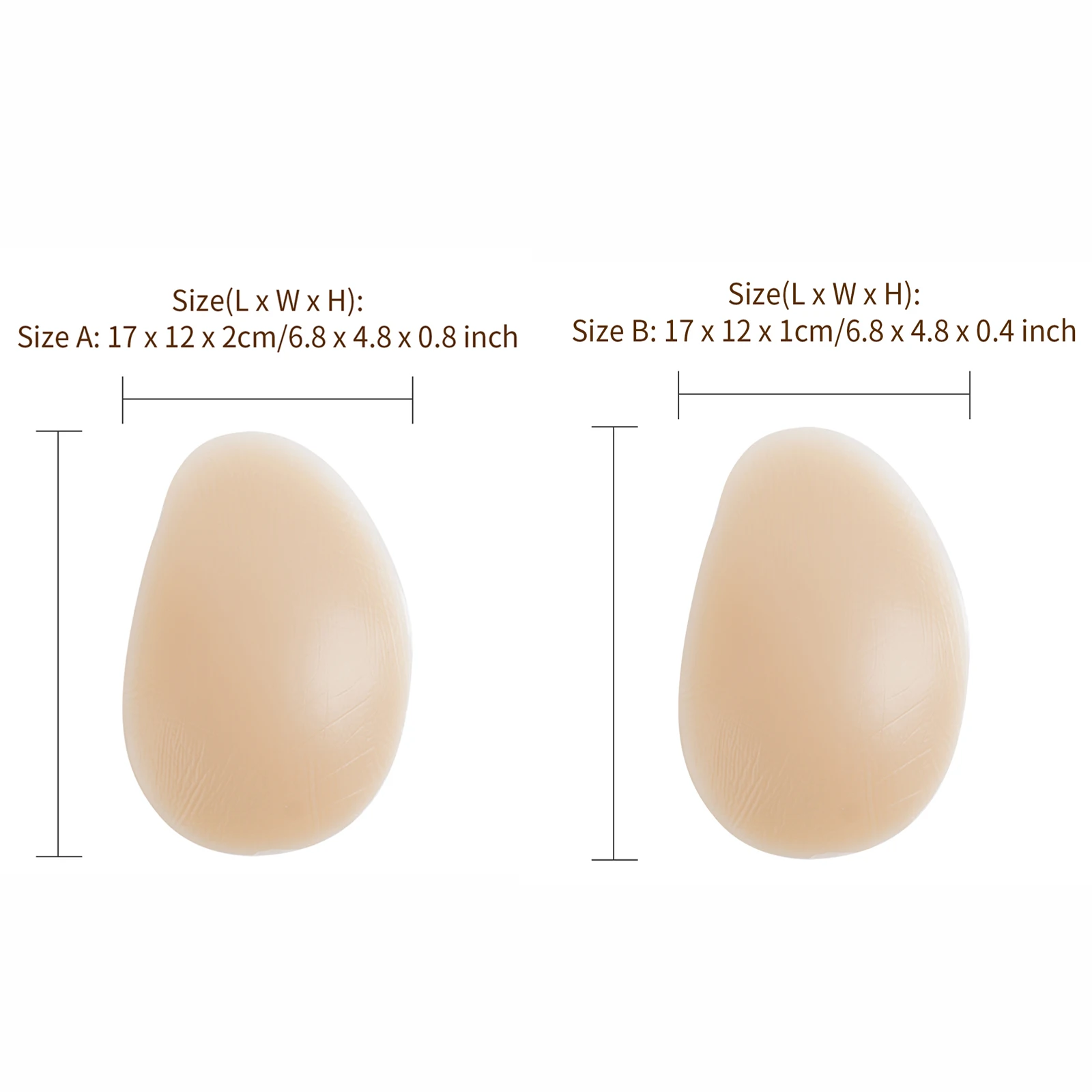 1 Pair Reusable Padded Hip Butt Silicone Hip Pads Specialty Beautify Buttock Hip Enhancing Lifter Contour Pads Push Up Bottom