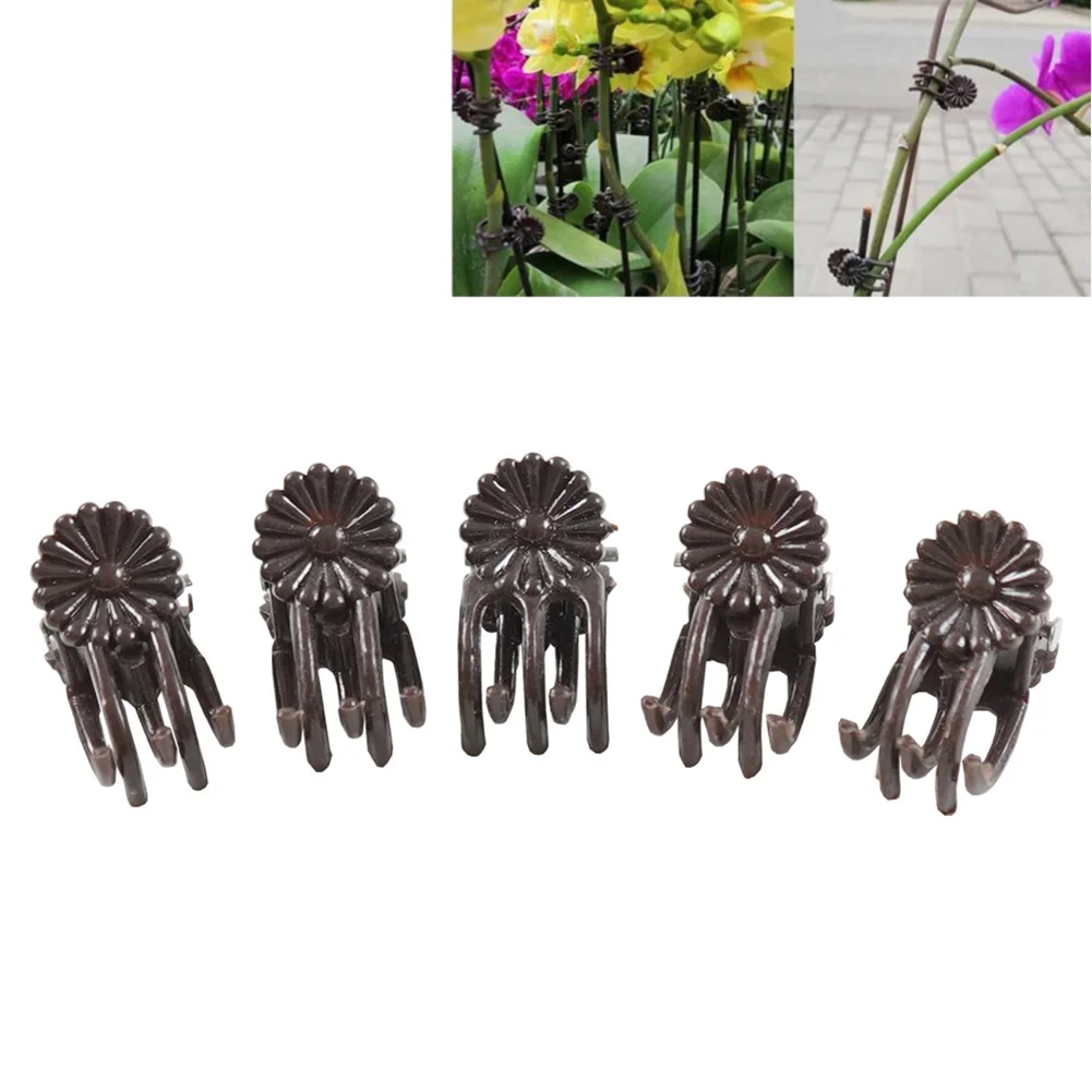 

10/50/100 Pcs Plant Clamp For Climbing Vine Stem Support 20*10*16mm High Quality Vine Plant Clips Garden Plant Supplies Durable