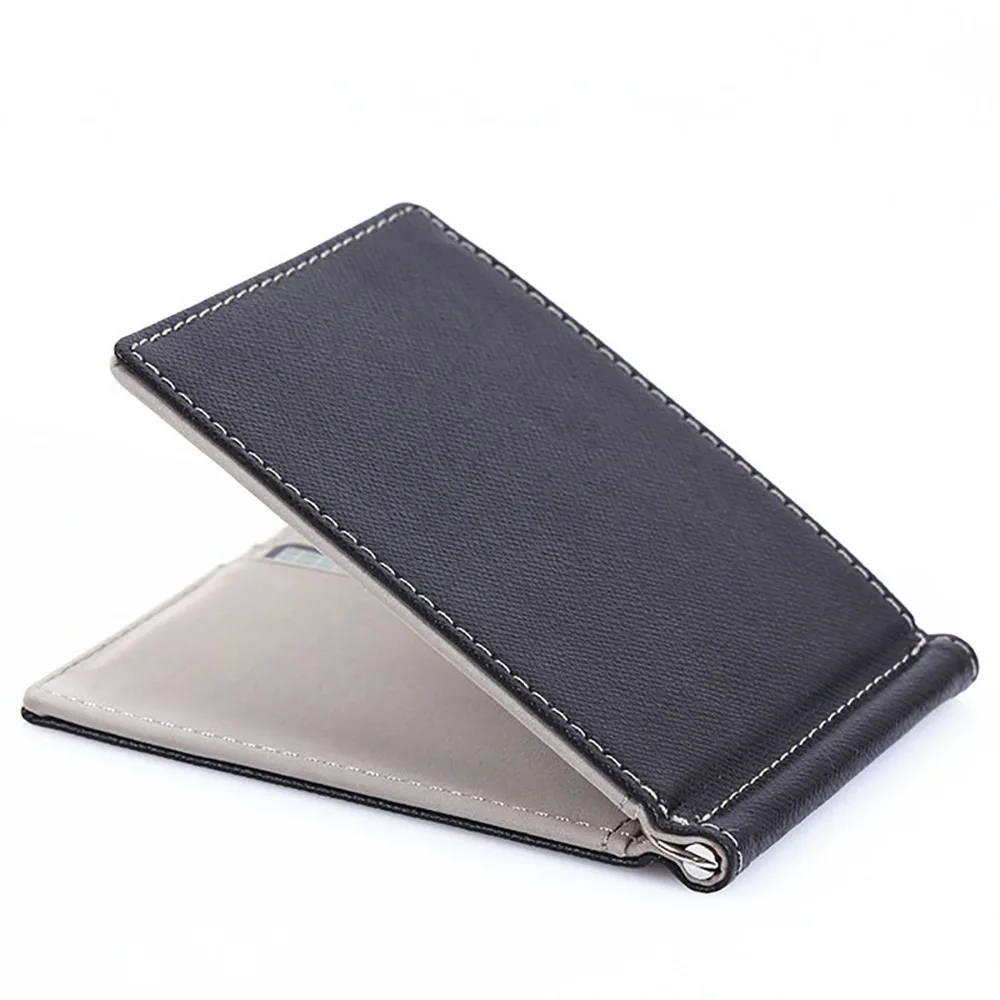 

Men Bifold Business Leather Wallet Luxury Brand Famous ID Credit Card Visiting Cards Wallet Money Clips 2023