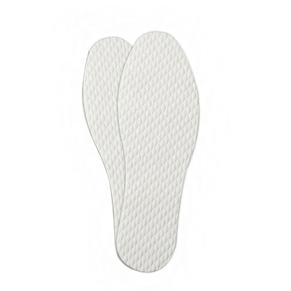 1 Pairs Disposable Insoles Nature Insoles Breathable Sweat White Color Comfortable Shoe Pad For Men And Women