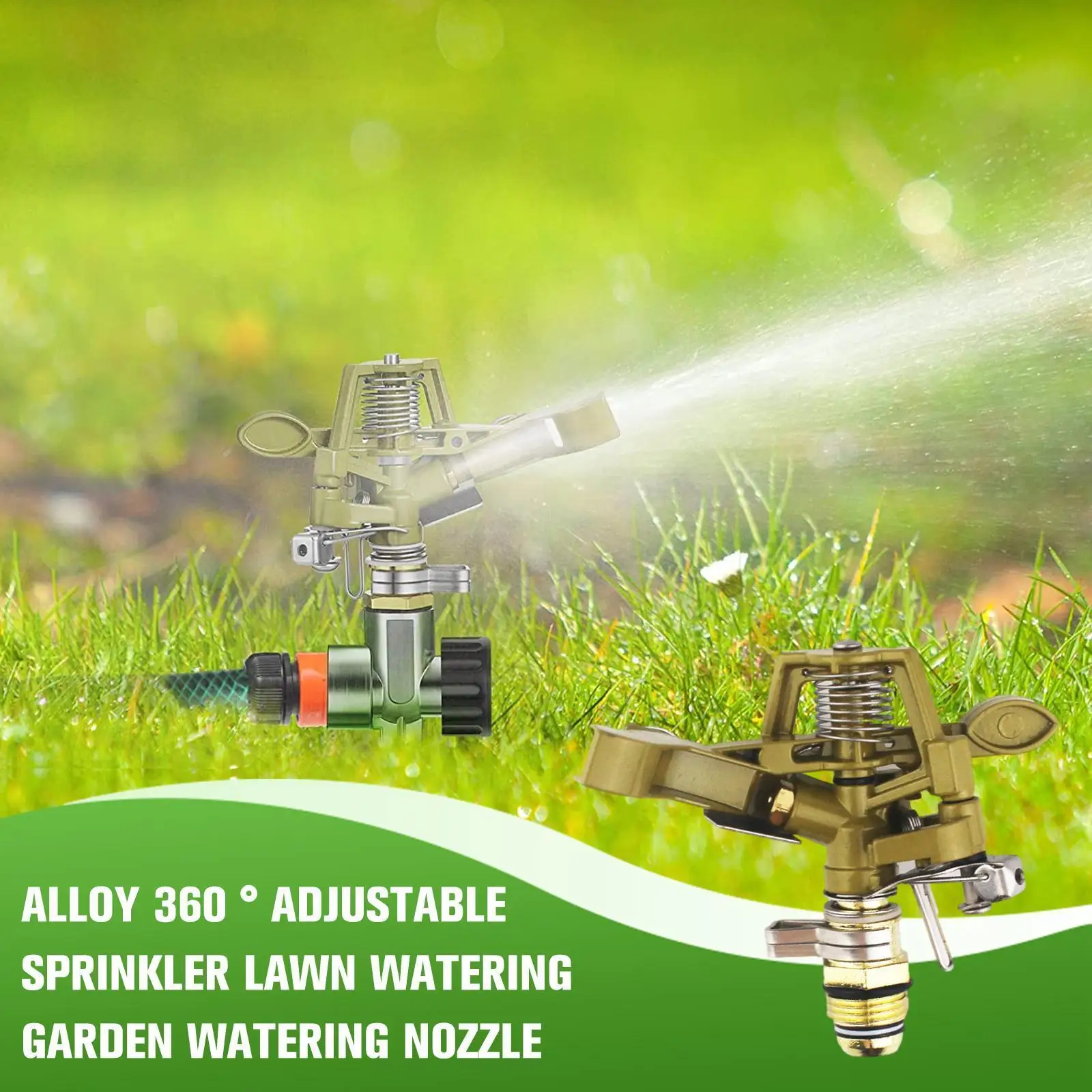 

1/2 дюймовый медный вращающийся механизм для орошения, Механизм Качания для полива сада, система инструментов для орошения сада U9J2