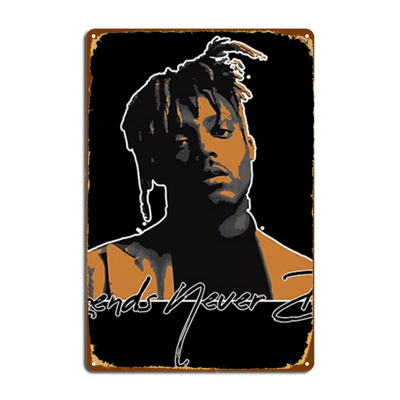 

Легенды никогда не умирают сок Wrld металлические знаки настенная фотография Ретро Декор жестяные знаки плакаты