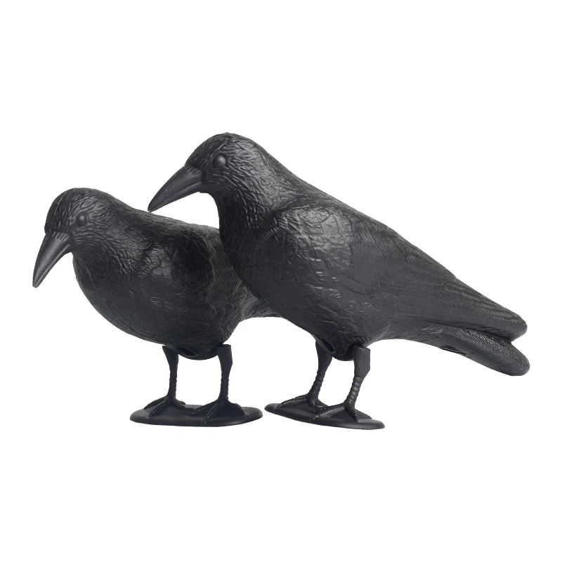 Черный ворона Охотничья приманка птица 3D мишень лук и стрела сдерживание пугала