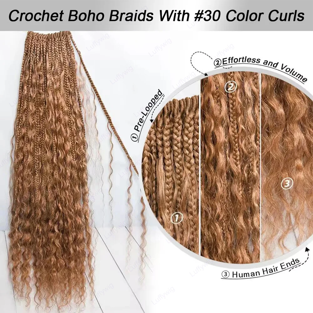 Косички женские в стиле бохо 27 цветов