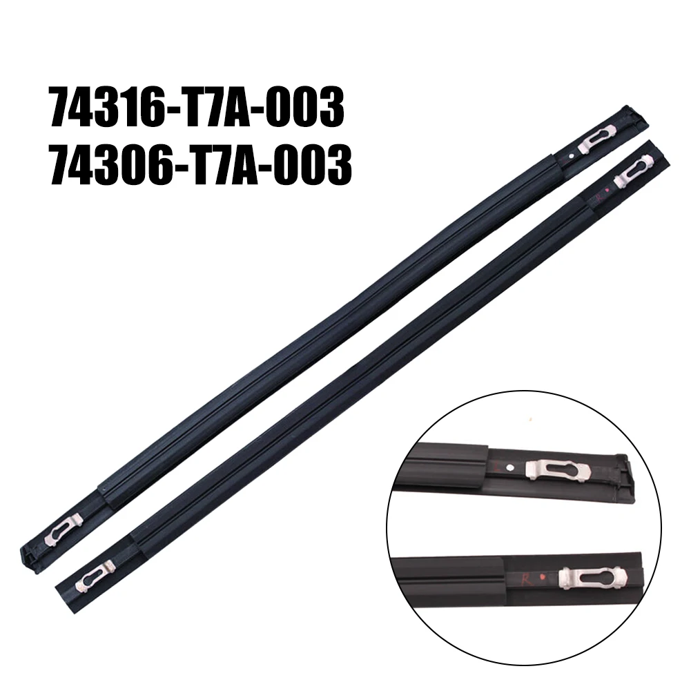 

Легкая установка крыши для Honda, обшивки крыши 74306-T7A-003 74316-T7A-003, подходит для 5 дверей, простая установка, черный цвет