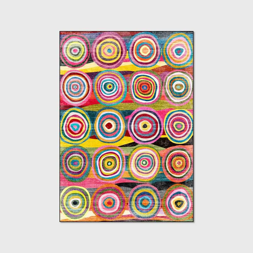 Moroccan Floor Mats Ethnic Style Bedroom Bedside Children Play Non-slip Carpet Living Room Carpet