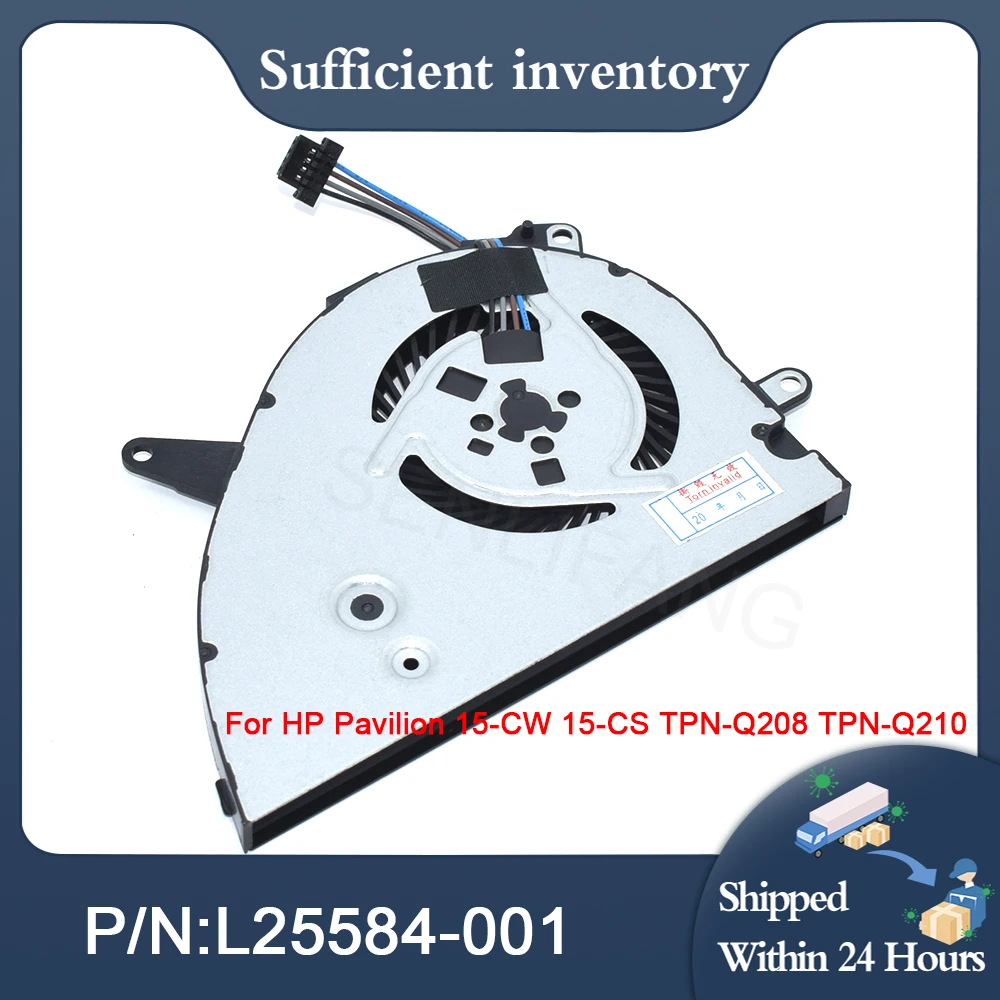 Новый вентилятор охлаждения для ноутбука HP Pavilion 15-CW 15-CS