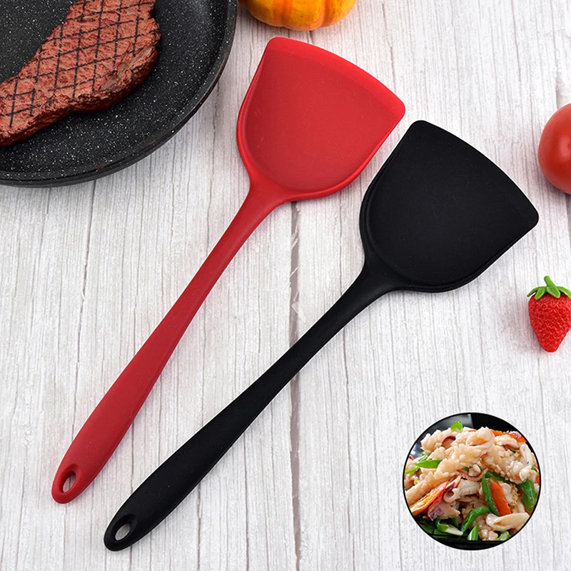 

Non Stick Cooking Spatula Silicone Kitchen Utensils Kitchen Cooking Spoon Spatula Kitchenware Colander Rice Spoon Frying Shovel