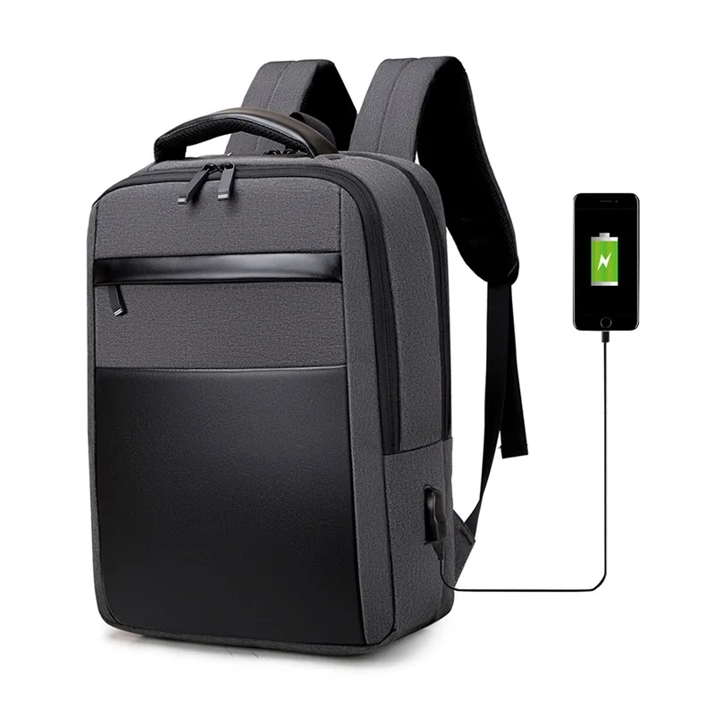 

New Fashion Multifunctional Large Capacity Business Backpack USB Computer Bag Waterproof Travel Student Schoolbag