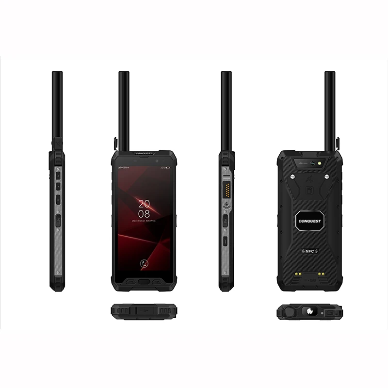 

Conquest S18 IOT terminal M6 external port Android 8.1 smart mobile solid phone, POC interphone