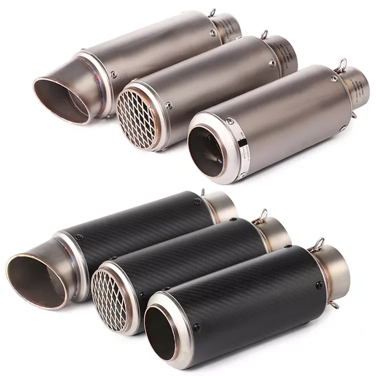 

51mm/60mm Motorcycle pipe exhaust with DB killer Motorcycle Exhaust Pipe Muffler Carbon Fiber GP-project Exhaust Pipe