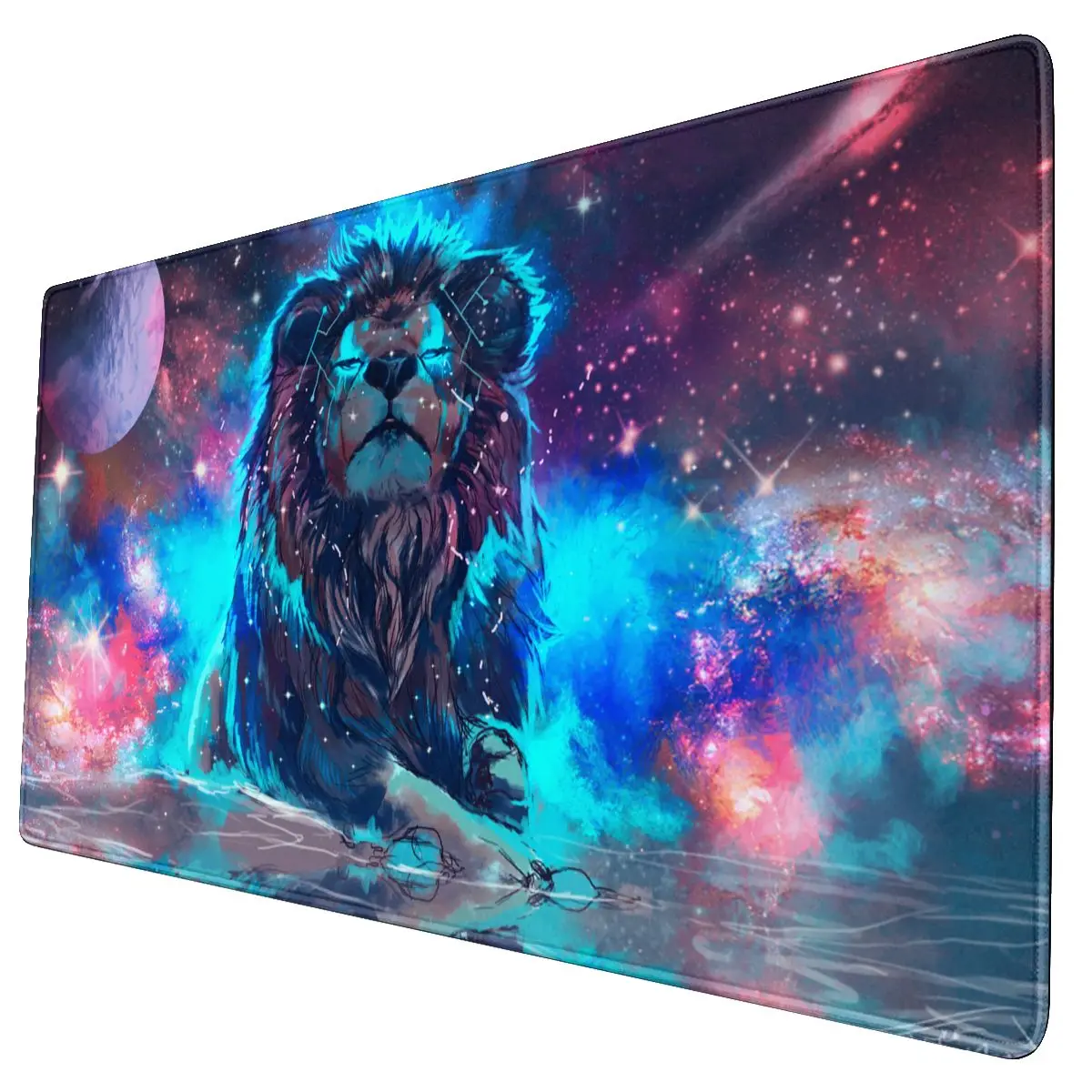 

Lion Nature Animals Wildlife Laptop Mouse Pad Keyboard Mouse Mat Large Anti-slip Natural Rubber Mousepad for Computer