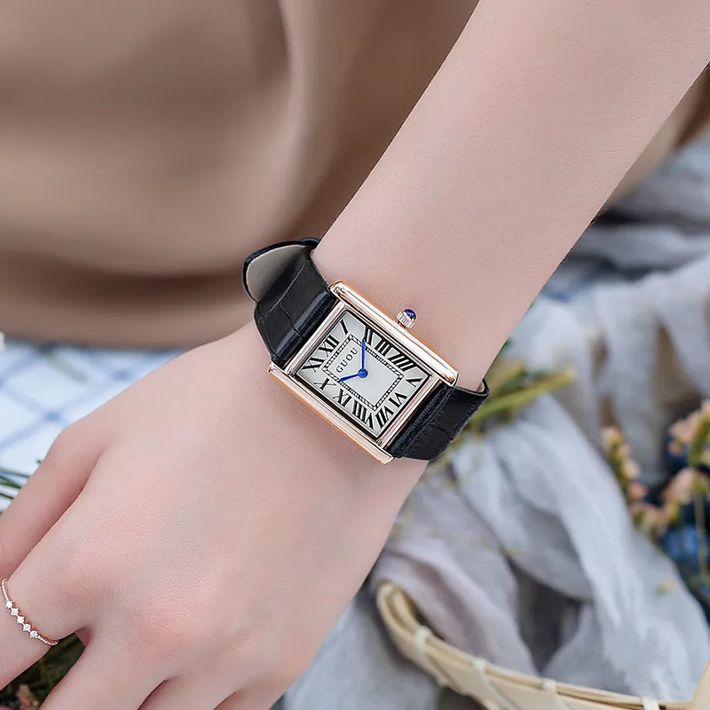 Women's Quartz Watches Fashion Luxury Lady Hand Clock Wristwatch Elegant Vintage Female Casual Leather Dress Watch Free Shipping enlarge