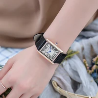womens quartz watches fashion luxury lady hand clock wristwatch elegant vintage female casual leather dress watch free shipping