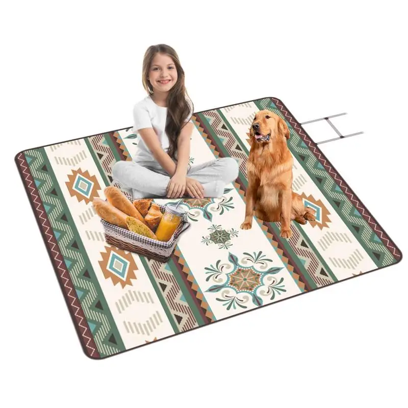 

Одеяло для пикника можно стирать в стиральной машине, влагостойкий коврик для кемпинга, складной походный Спортивный Коврик для заднего дв...