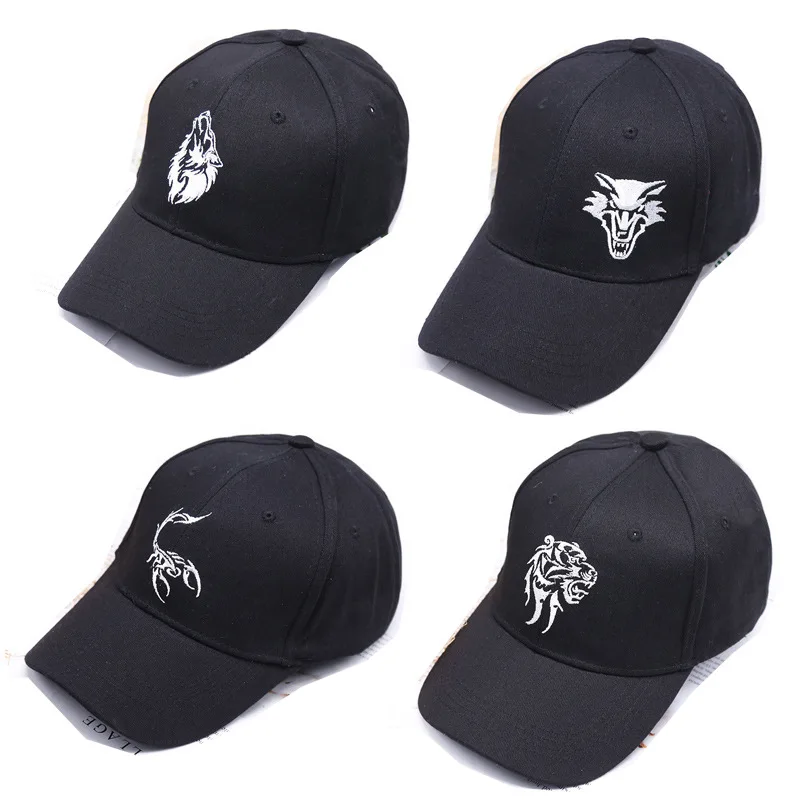 

Animal Tattoo Pattern Embroidered Baseball Cap Men Fashion Summer Constellation Snapback Street Dance Hip Hop Caps Black Dad Hat