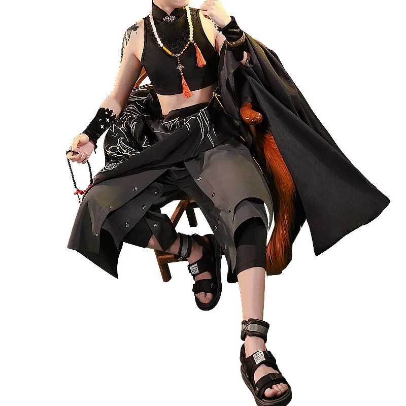 

Game Arknights Cosplay AAK Costume Rhodes Island Specialist Aak Cosplay Costume Christmas Halloween Costumes Men Outfit Uniform