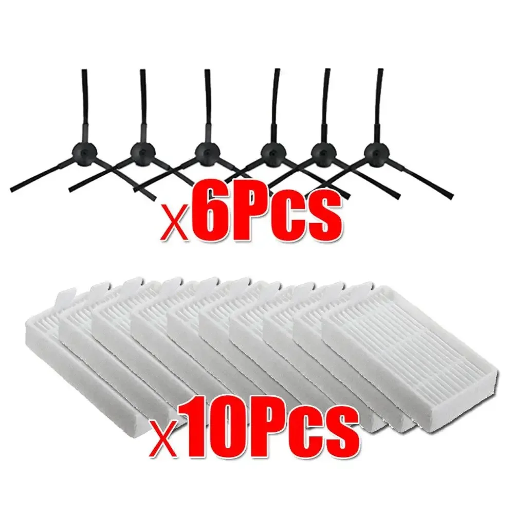 

Запасные Части Для Робота-пылесоса iLife: HEPA-фильтр, Боковая Щетка, Липкий Валик Для Моделей V5, V5s, V3, V3s, V5pro, V50, V55