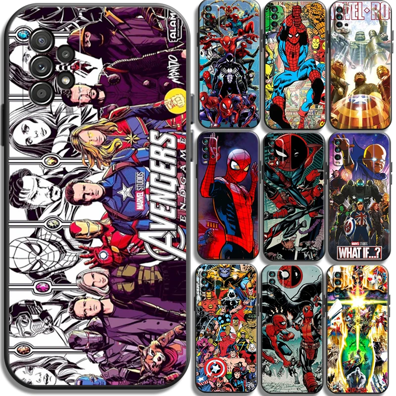 

Marvel Anime America Phone Cases For Xiaomi POCO X3 GT Pro M3 POCO M3 Pro X3 NFC X3 Mi 11 Mi 11 Lite Coque Back Cover Soft TPU