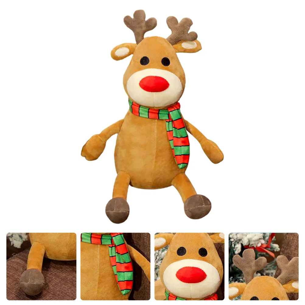 

1pcs Christmas Deer Stuffed, 12 inch Christmas Reindeer Plush for Kids Gifts