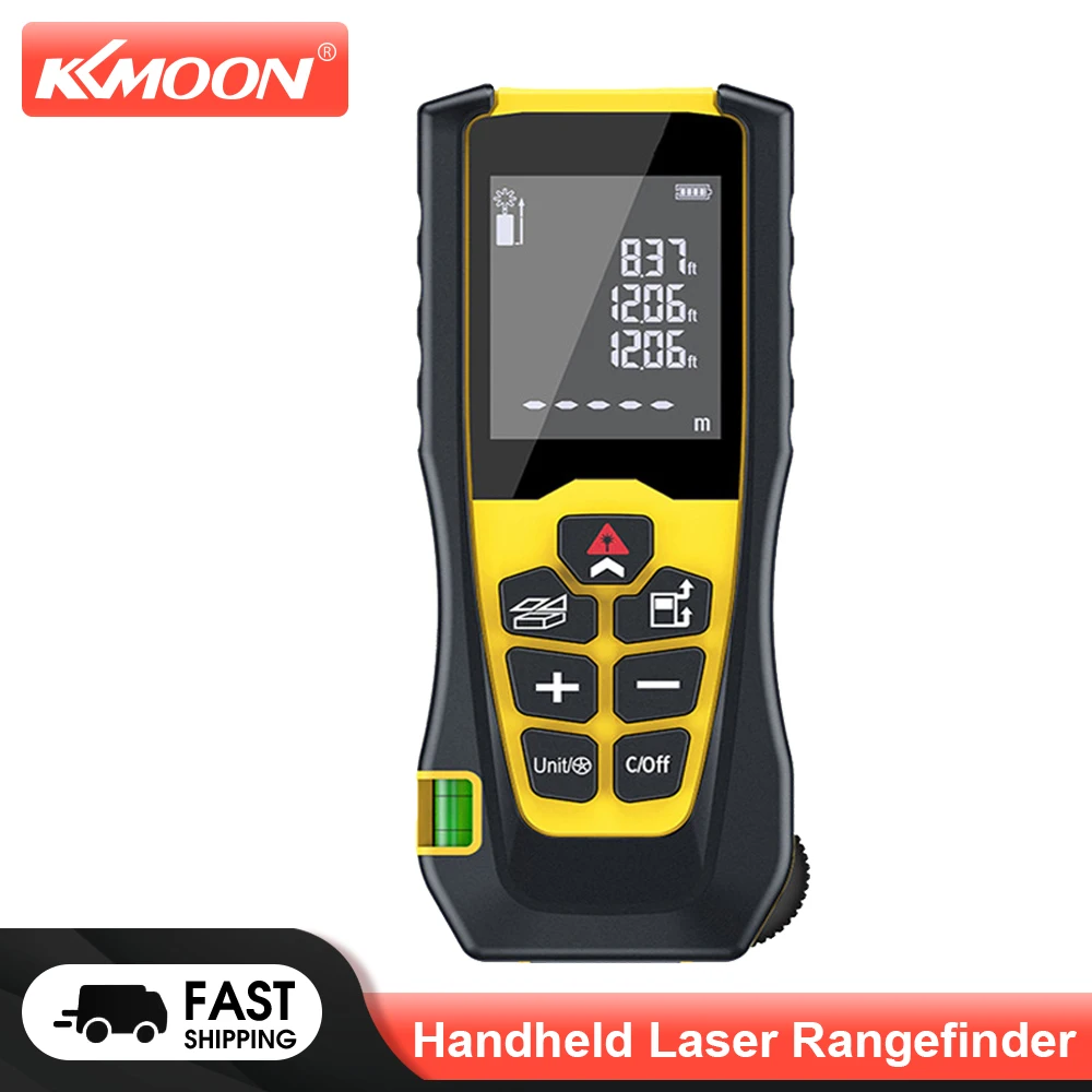 Ручной лазерный дальномер KKmoon электронный измеритель расстояния с ЖК-дисплеем |