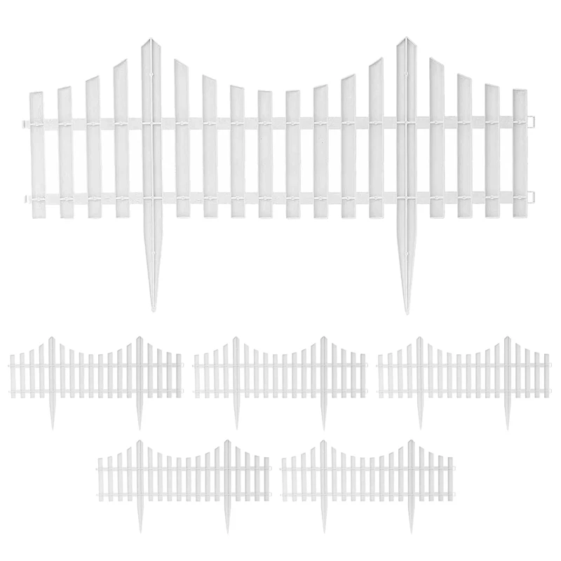 6 шт. двор внутренний или открытый садовый забор пластиковый детский сад цветок