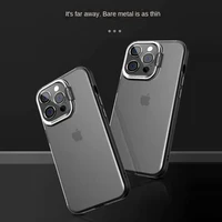 suitable for iphone 13 case apple 13pro max case metal camera bracket frosted soft edge silicone case