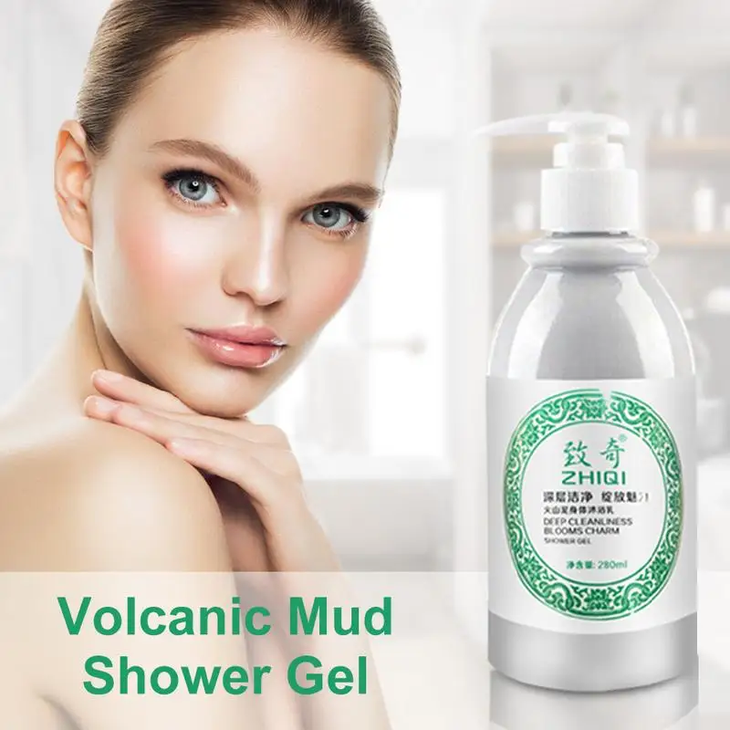 

Skin White Body Wash Shower Gel For Men With Volcanic Mud 280 Ml Exfoliate Body Wash Bath & Shower Gels Body Wash Moisturizing