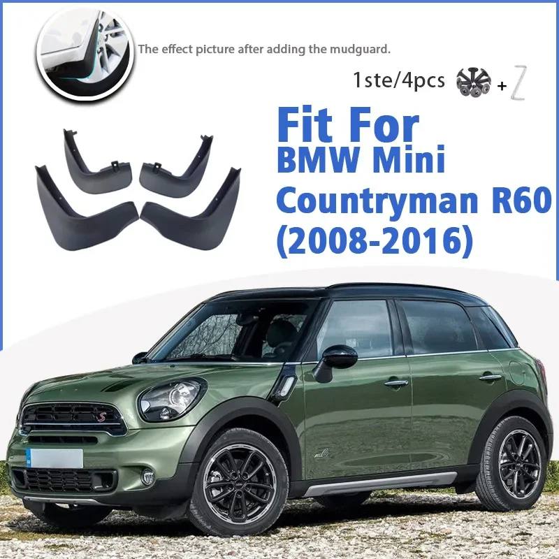 

Для BMW Mini Countryman R60 2008-2016 брызговики брызговики крылья автомобильные аксессуары передние и задние 4 шт.