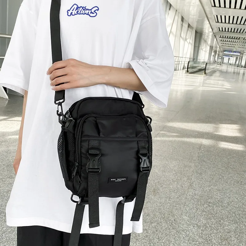 

Canvas Shoulder Messenger Women's Phone Bag Small Workwear Fashion Crossbody Bag for Men Students Couple's Teenager Handbags
