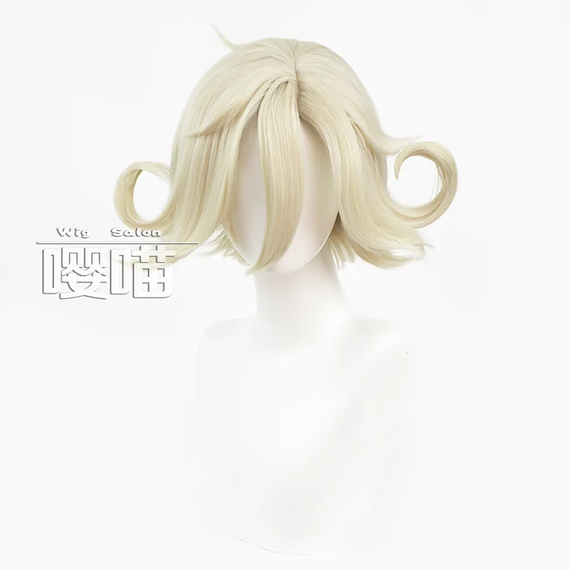 Game Identity V Bloody Queen Mary Косплей Парик 45 СМ Золотые термостойкие синтетические волосы