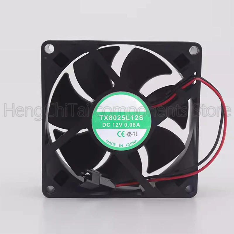 Оригинальный 100% рабочий вентилятор TX8025L12S 12V 0.08a