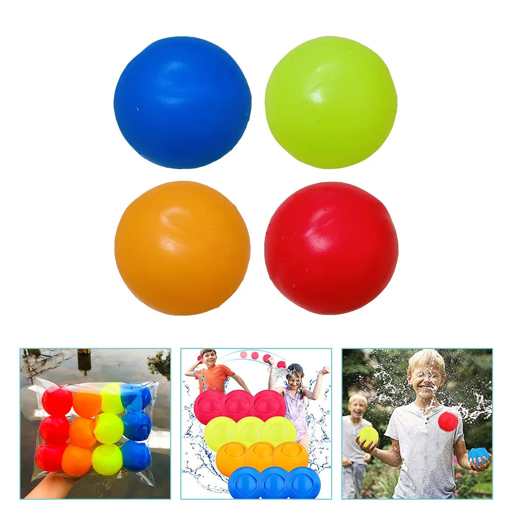 

4 Pcs Swimming Pool Balloon Swimming Pool Toys Easy Fill Kids Playsets Waterfall Ball Water Refillable Water Balloon