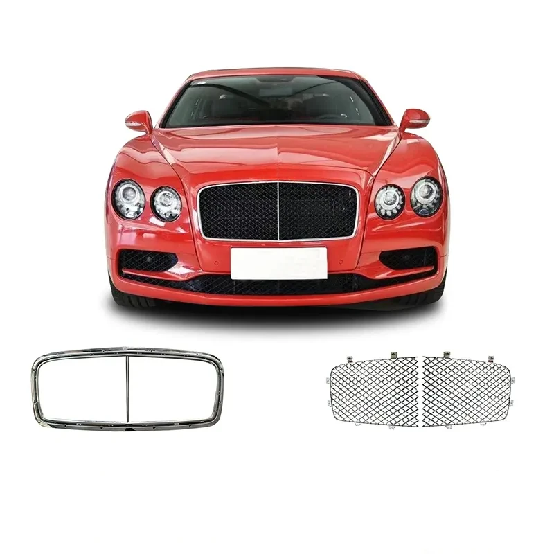 Передняя решетка в сборе для bentley flying наружная рама внутренняя