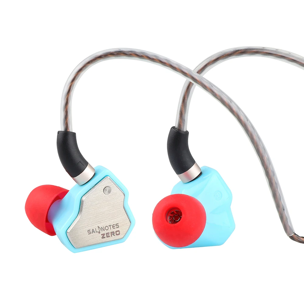 Наушники Salnotes Zero HiFi Динамический драйвер 10 мм IEM металлическая композитная