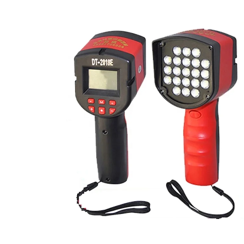 

LED Digital stroboscope DT-2018E With Multi-function Handheld Printing Strobe Light Rechargeable stroboscope (21 lamps)