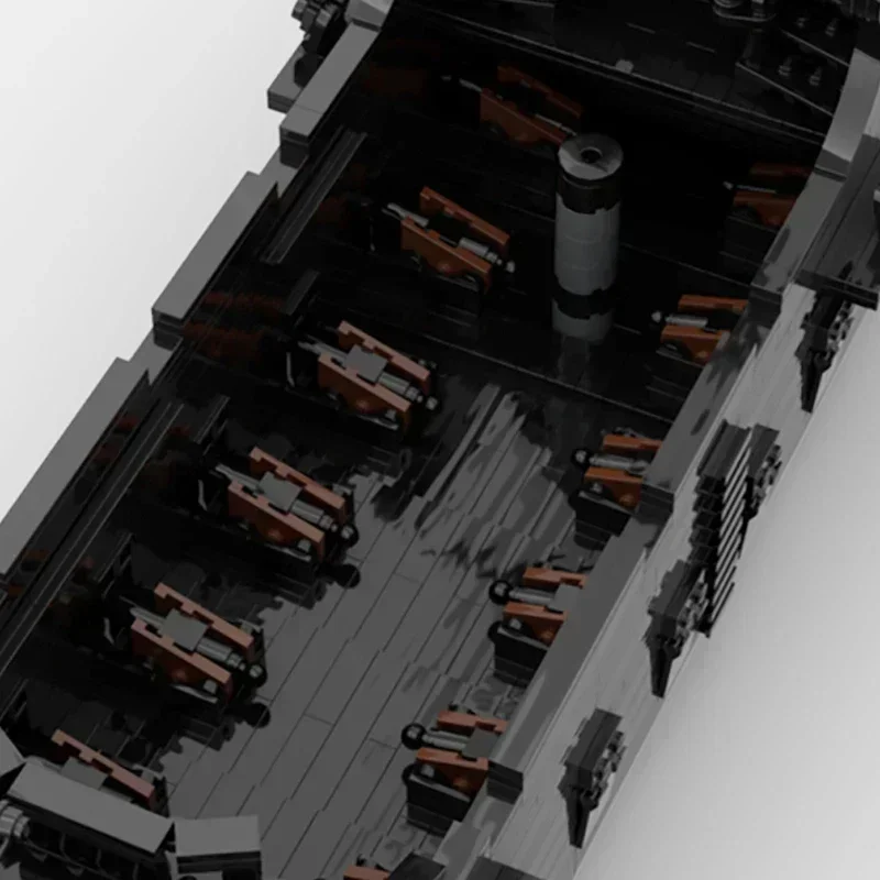Moc строительные кирпичи военная модель классический черный пиратский корабль технология модульные блоки подарки рождественские игрушки наборы «сделай сам» сборка (art.: 3920cd10450aa) - 3920cd10450aa