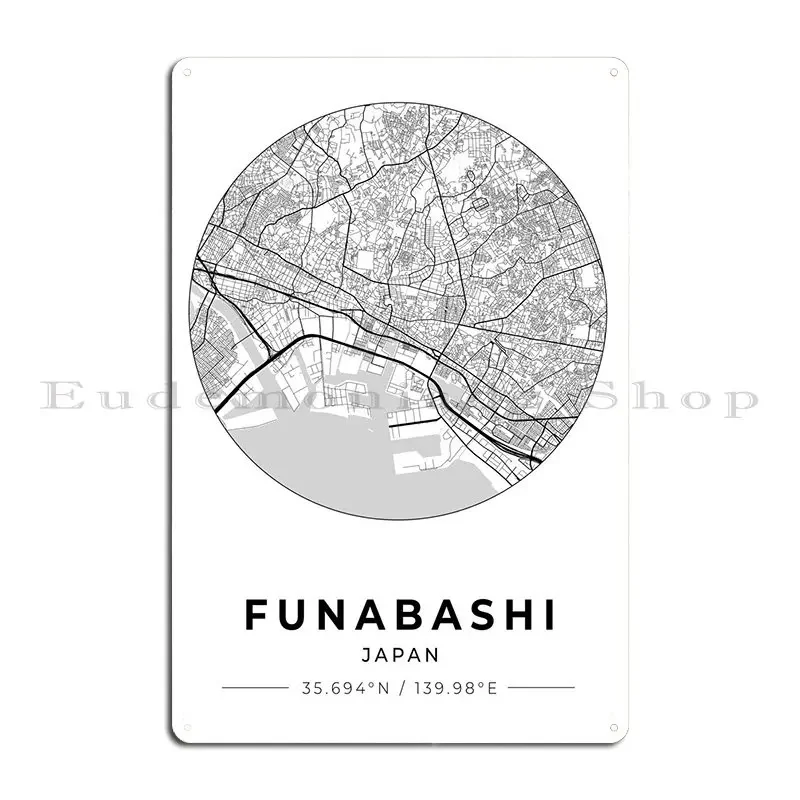 Металлическая табличка Funabashi Japan