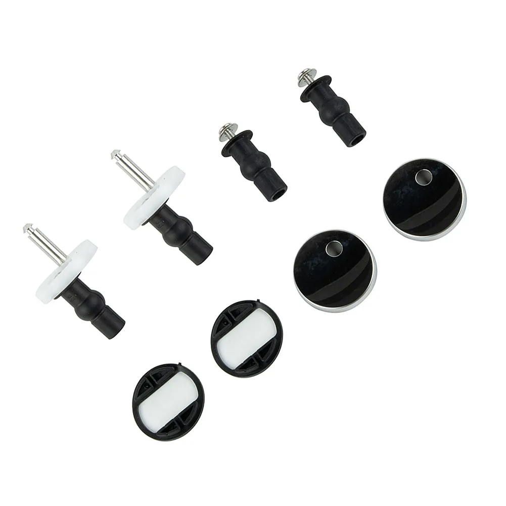 

1 Set Toilet Seat Hinges Top Close Soft Release Quick Fitting Heavy Duty Hinge Top Fixing Hinge Replacement