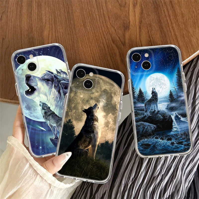 Moon roaring wolf Soft чехол для Tecno Spark 5 AIR 6 GO 7 7T 7P KF6 LD7 KE7 KE5 Pova 2 Camon 16 17P 17 CG7 CG8 BC1 POP 4