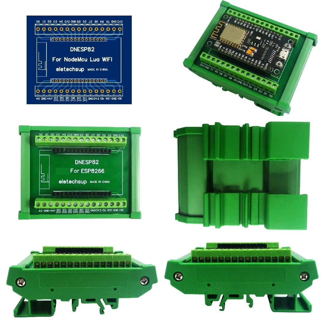 WIFI NodeMcu Lua ESP8266 Wifi GPIO DIN Rail 3 96 Плата расширения для Arduiuo Ethernet PLC