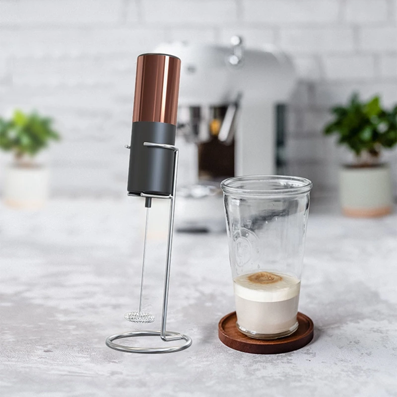 Electric Milk Frother Whisk Handheld Foamer For Cappuccino S