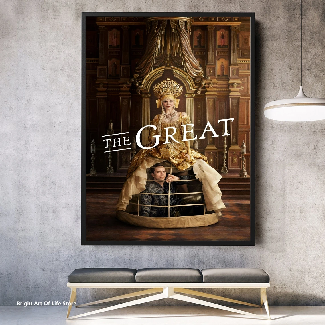 Постер из сериала Великая телесерия плакат на холсте со звездами и актёрами